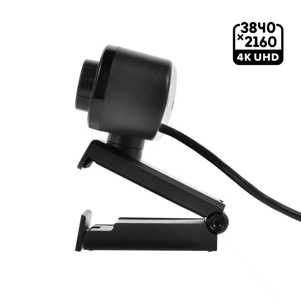 EXHQDR UHD 4K USB Webcam, New Upgraded Model with 120° Wide-Angle Lens and Manual Focus. This plug-and-play computer peripheral