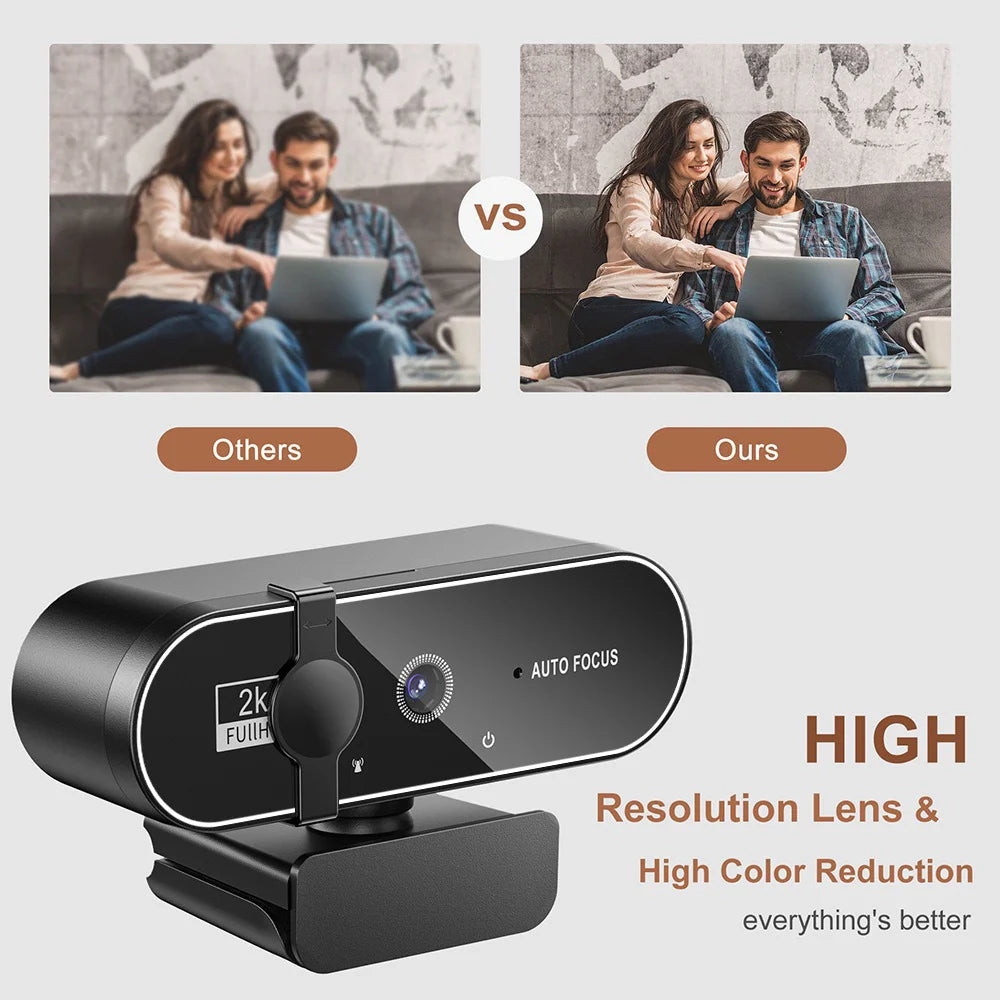 Xiaomi 4K Streaming Web Camera 2K Autofocus Full HD USB Webcam 1080P 60FPS With Microphone PC Laptop Video Shooting Camera 2025