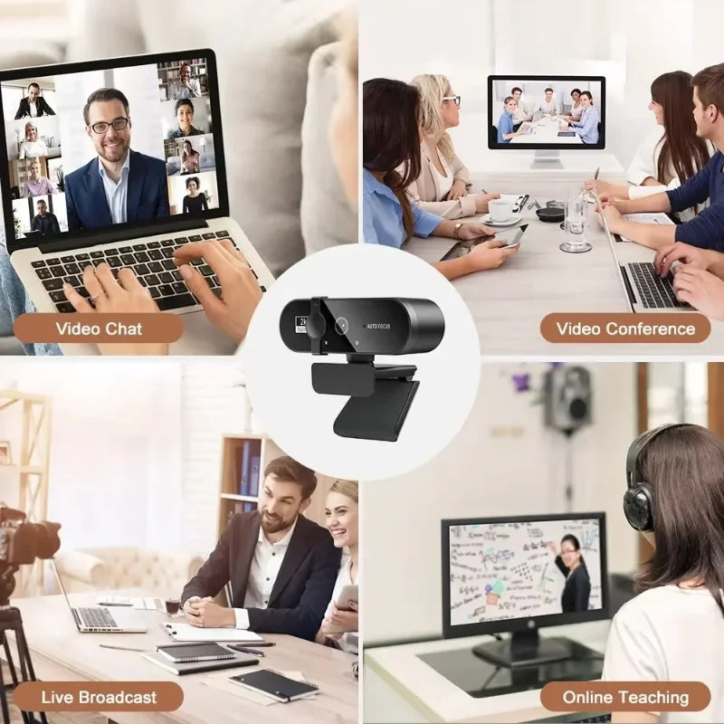 Xiaomi 4K Streaming Web Camera 2K Autofocus Full HD USB Webcam 1080P 60FPS With Microphone PC Laptop Video Shooting Camera 2025