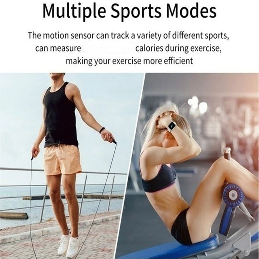 Smart Watch For Men Women Wristwatch Bluetooth Connect Phone Music Player Fitness Sport Bracelet Health Monitor Digital Watches