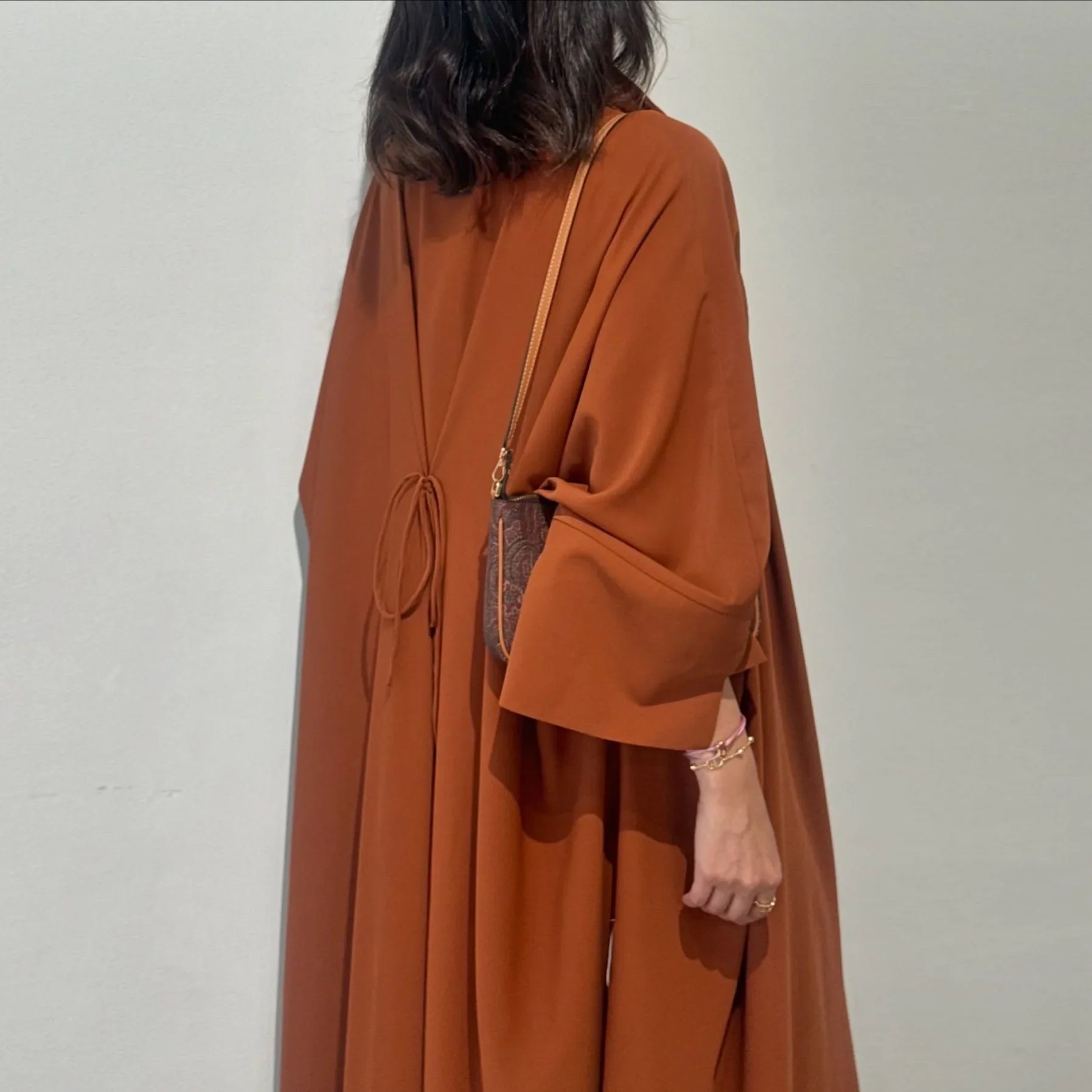 Eid Muslim Abaya for Women Cardigan Lace-up Solid Caftan Dresses Robe Jalabiya Ramadan Dubai Open Abayas Kaftan 2025 Vestidos