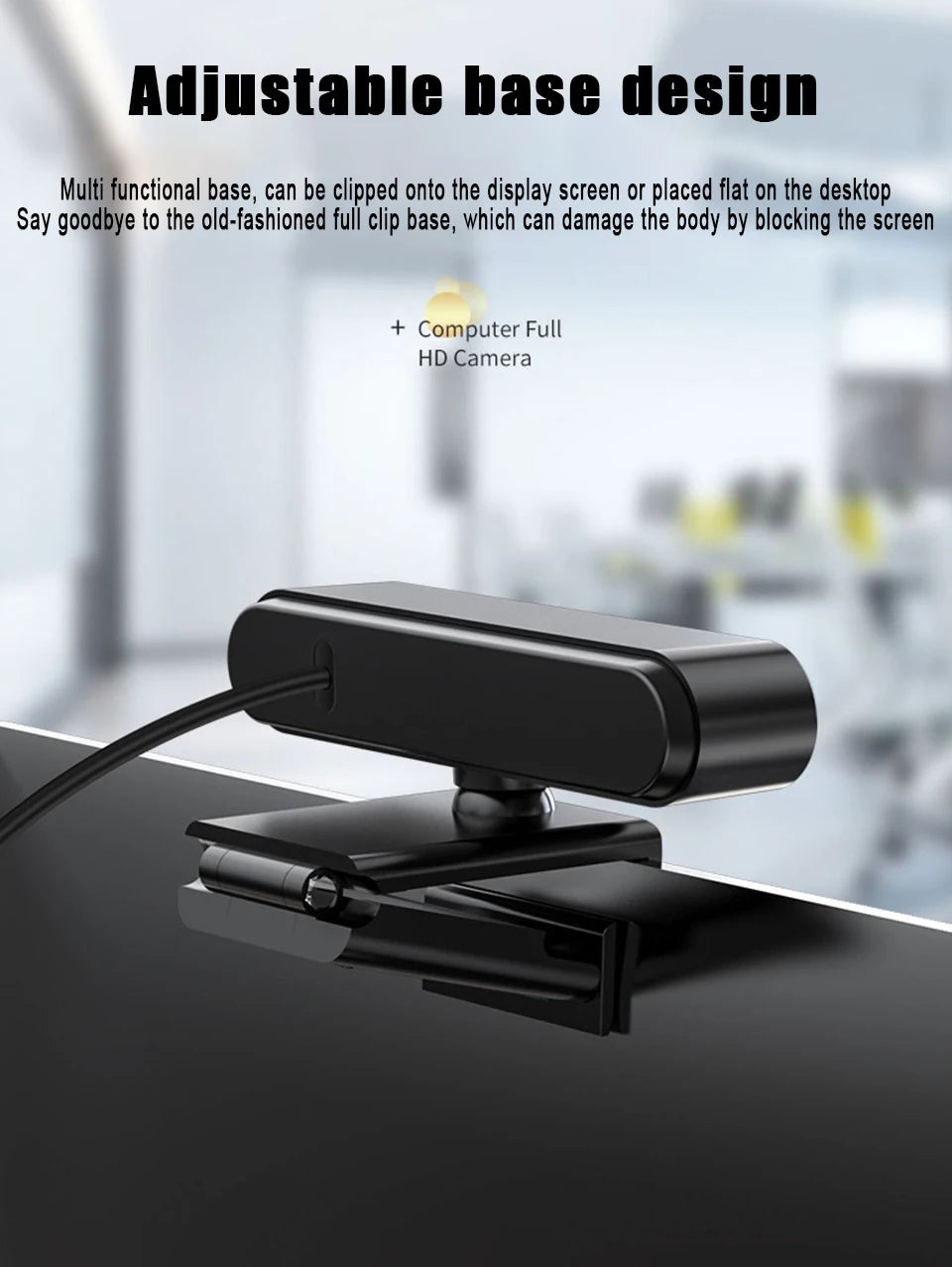 HD 4K Webcam PC 1080P 2K Web Camera with Microphone Autofocus USB Computer Laptop Camera for Living / Video Calling / Conference