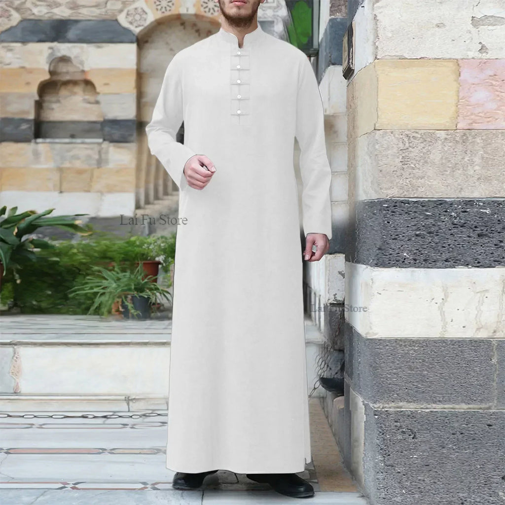 Muslim robe men's Saudi Arabian Islamic clothing fashion Islamic dress Eid al Fitr